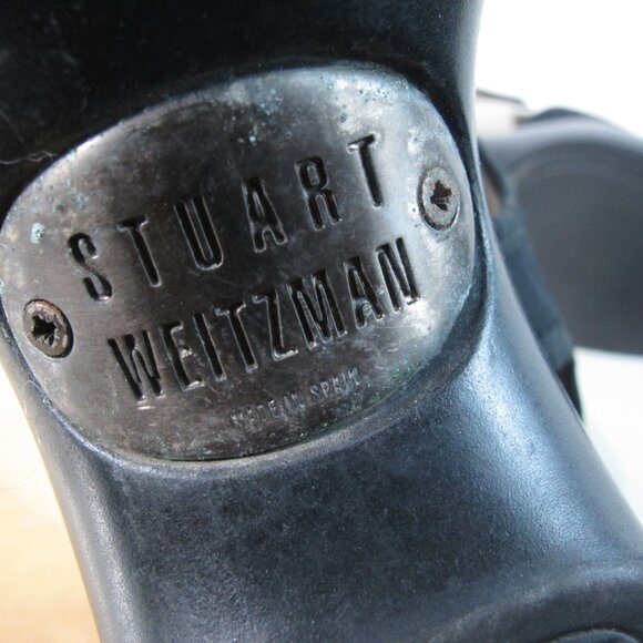 Stuart Weitzman Fabric Sandals Platform Women's Size 7.5 - Picture 6 of 7